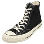 Converse Chuck 70 Hi Unisex Fashion Trainers in Black Egret - 9.5 UK