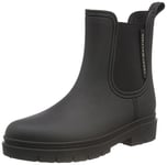 Tommy Hilfiger Femme Bottines de Pluie Essential Rainbootie Mi-Hautes, Noir (Black), 37 EU