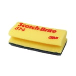 Rengöringssvamp Scotch-Brite 374 Med Grepp Grön 7x15cm