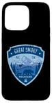 Coque pour iPhone 15 Pro Max Great Smoky Mountains NC TN USA Design vieilli