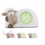 ZAZU Kids Sam Le Mouton Reveil Enfant Educatif Jour/Nuit Lumineux à LED - Reveil Enfant Garcon Fille - Apprentissage Pédagogique Intelligent du Sommeil et du Réveil avec Horloge Lumineuse (Brown)