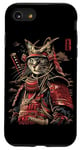 iPhone SE (2020) / 7 / 8 Cat Samurai Ninja Cat Samurai Art Kanji Ukiyo-e Case