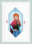 Vervaco Kit Point de Croix compté, Disney, Frozen - Anna