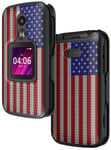 Grid Case Slim Hard Shell Cover for Alcatel MyFlip 2 Phone, TCL My Flip 2 A406DL