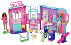 Barbie Pet Daycare Animal Playset with Dolls and Accessories