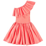 Molo Chloey Short Sleeve Dress Warm Coral | Rosa | 110/116 cm