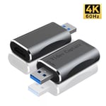 Carte d'acquisition de vidéo en Streaming en direct,USB 3.0,4K,60fps,1080P,enregistreur vidéo Compatible HDMI,pour OBS