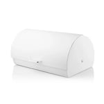 Swan Serenity Bread Bin White with Polished Steel Accents SWKA18535WHT