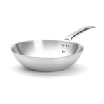 De Buyer Alchimy wok rostfritt stål o28 cm