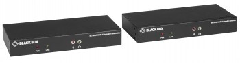 BLACK BOX KVX SERIES KVM EXTENDER OVER FIBER - 4K, SINGLE-HEAD, HDMI, USB 2.0, SERIAL, AUDIO, LOCAL 