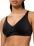 Triumph Womens True Shape Sensation Minimizer Bra - Black Polyamide - Size 38DD