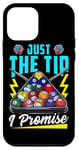 Coque pour iPhone 12 mini Funny Pool Hall Billiards Just The Tip I Promise