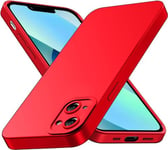 Tenphone Coque pour iPhone 13, Coque iPhone 13 (6,1), Housse Etui de Protection en Silicone Souple, Cover Antichoc avec Protege de Camera, Compatible avec (Rouge, IP 13 (6,1))