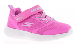 Skechers Infants Girls Trainers Dyna Lite Venice Cru Lace Up pink UK Size 7