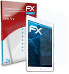 atFoliX 2x Screen Protection Film for Apple iPad Air 2 Screen Protector clear