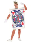 King of Hearts Playing Card Poker Alice Adventures in Wonderland Mens Costume