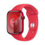 Apple Watch S9 GPS + Cellular 45mm (PRODUCT)RED Aluminium Case with (PRODUCT)RED Sport Band - M/L