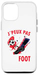 Coque pour iPhone 12/12 Pro J´Peux Pas J´Ai Foot Football Enfant Garcon T-Shirt