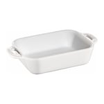 Ceramic by Staub Ugnsform med Lock 33x23cm, Vit