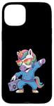 iPhone 15 Plus Unicorn in the 80s with Cassette Recorder Case