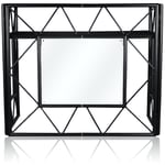 Equinox Mobile DJ Truss Booth Deck Stand Screen Matt Black Aluminium Equipment