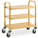 Royal Catering Andrahandssortering Serveringsvagn - 3 hyllplan Upp till 240 kg Hyllplan: 69 x 40 cm