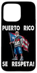 Coque pour iPhone 15 Pro Max Drapeau de Porto Rico Se Respeta Abuelo Boricua Protest PR