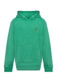 Over D Acid Wash Lb Oth Hoodie Green Lyle & Scott Junior