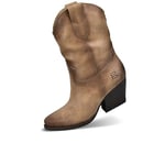 BAGATT Femme D12-ag030 Bottes Western, Taupe, 40 EU