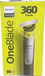 Philips OneBlade Cut Comb Trim Edge Shave Hair Beard Any Length 360 Blade 5-in-1