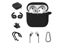 Kit 7 en 1 pour AirPods 4 Noir