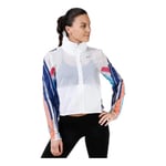 Nike W NK IMP LT JKT HD EVA Veste Femme, Summit White/Reflective Silv, FR : S (Taille Fabricant : S)