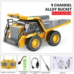 RC Excavator Dumper Car 2.4G Remote Control Vehicle Crawler Truck Bulldozer Toys