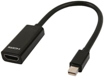 NORDIQZENZ mini DisplayPort (han) til HDMI (hun) adapter