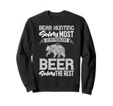 Bear Hunting Funny Wildlife Animals Hunt Sweatshirt