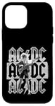 Coque pour iPhone 12 mini AC/DC Stacked Logo Angus Young Photo par Michael Putland