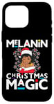 iPhone 16 Pro Max Black Mrs Clause Melanin Christmas Magic Natural Lace Front Case