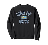 Isle of Skye Scotland Flag Distressed Print Sweatshirt