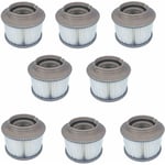 Ensemble de 8 cartouches filtrantes à utiliser pour votre piscine gonflable Mspa ou jacuzzi Ruikalucky