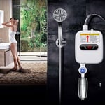 Senderpick - Chauffe-eau électrique douche affichage digital salle de bain cuisine pomme de douche 3500 w 220 v abs instantané protection contre les
