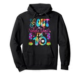 Peace Out Single Digits I'm 10 Birthday Girl 10th Years Old Pullover Hoodie