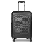 Picard Vienna 4 roulettes Trolley M 65 cm avec soufflet d'extension black (TAS018231)