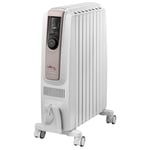 Delonghi Digital Oil Filled Radiator, Dragon 4, 2000W Electric Heater, TRDSX4082