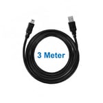 3m Long Charger Charging Lead Cable For PlayStation PS4 Slim Wireless Controller