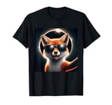 Fox Selfie With Solar Eclipse Wearing Glasses Funny T-Shirt