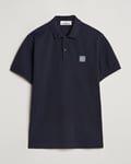 Stone Island Cotton Pique Polo Navy Blue