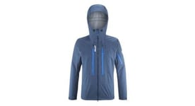 Veste impermeable millet m white 3l bleu