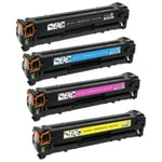 HP CC530 / 304A Set 4-pack (BK/C/M/Y) 11900 sidor Kompatibla Tonerkassetter (ej HP original).