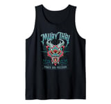 Thai Boxing Power and Precision - Muay Thai and Demon Tiger Tank Top