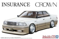 Aoshima 1/24 The Tuned Car No.86 INSURANCE UZS131 Crown 1989 Plastic Model Kit